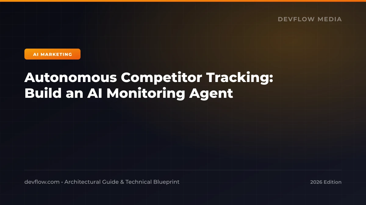 Dashboard showing automated competitor pricing and copy change alerts