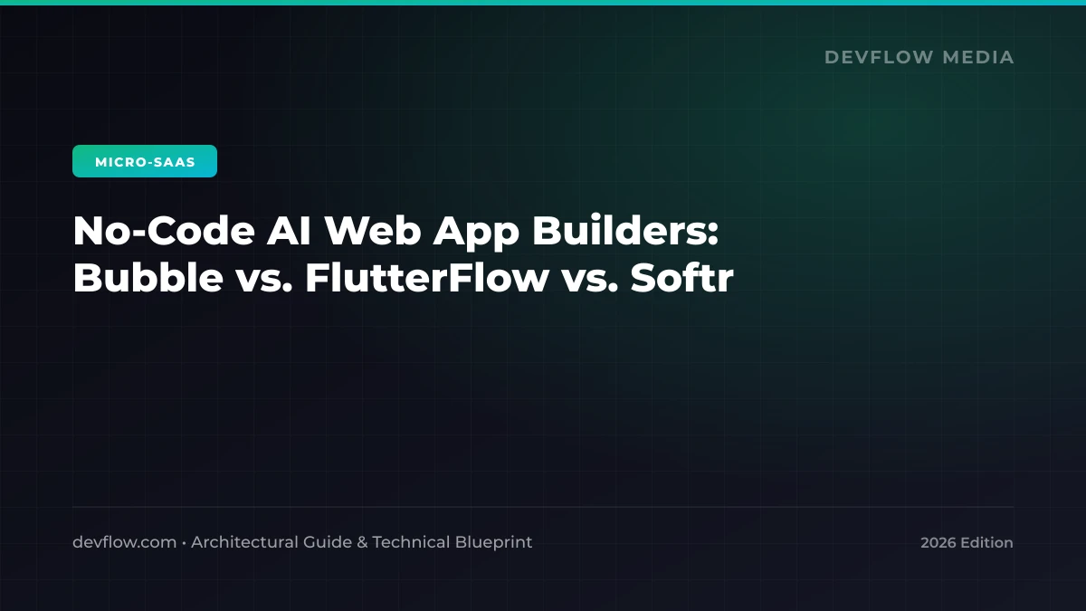 Side-by-side interface comparison of Bubble, FlutterFlow, and Softr app builders